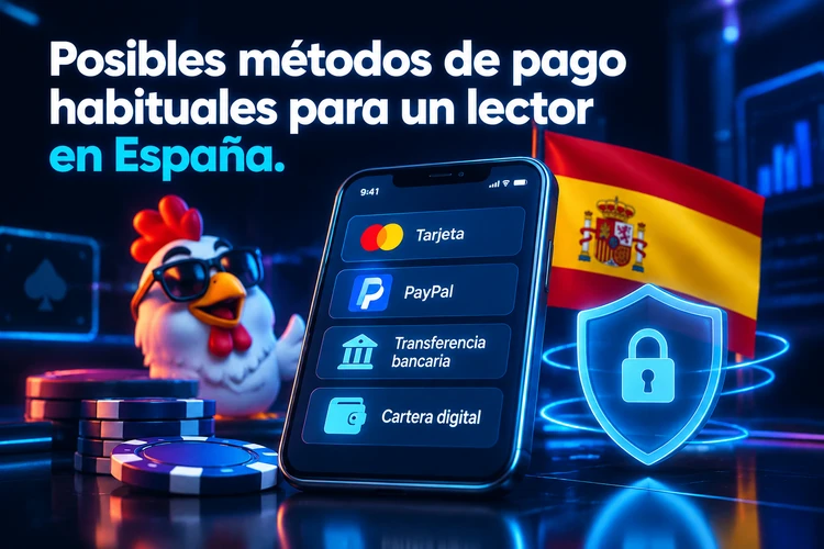 Posibles métodos de pago habituales para un lector en España